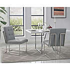 Alternate image 1 for Inspired Home Shiloah Dining Chairs in Light Grey (Set of 2)