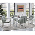 Alternate image 2 for Inspired Home Shiloah Dining Chairs in Light Grey (Set of 2)