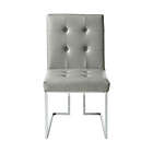 Alternate image 3 for Inspired Home Shiloah Dining Chairs in Light Grey (Set of 2)