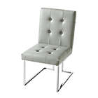Alternate image 6 for Inspired Home Shiloah Dining Chairs in Light Grey (Set of 2)