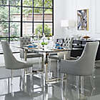 Alternate image 2 for Inspired Home Steve Armless Dining Chairs in Grey (Set of 2)