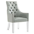 Alternate image 0 for Inspired Home Steve Dining Chairs in Grey (Set of 2)