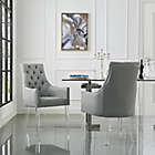 Alternate image 1 for Inspired Home Steve Dining Chairs in Grey (Set of 2)