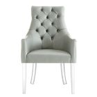 Alternate image 4 for Inspired Home Steve Dining Chairs in Grey (Set of 2)
