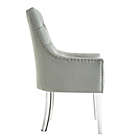 Alternate image 5 for Inspired Home Steve Dining Chairs in Grey (Set of 2)