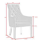 Alternate image 8 for Inspired Home Steve Dining Chairs in Grey (Set of 2)