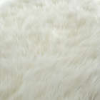 Alternate image 6 for Inspired Home Faux Fur Willard Bench in White/Gold