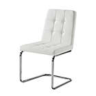 Alternate image 5 for Inspired Home Celina Dining Chairs in White (Set of 2)