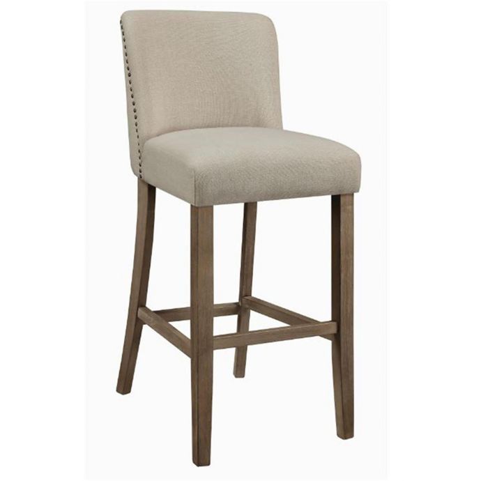 Central Bar Stools in Beige (Set of 2) | Bed Bath & Beyond