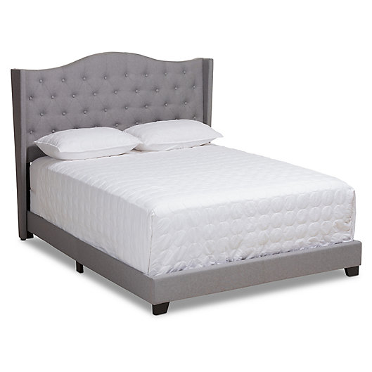 Baxton Studio Andreas Tufted, Tufted Upholstered Bed Frame