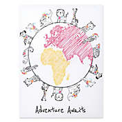 Trend Lab&reg; &quot;Adventure Awaits&quot; 18-Inch x 24-Inch Framed Canvas