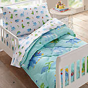 Wildkin Dinosaur Land Toddler Bedding Set in Blue