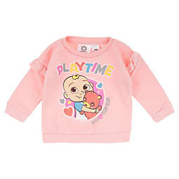 CoComelon 2-Piece Playtime Fleece Pant Set in Pink