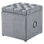 Alternate image 0 for Inspired Home Linen Agripina Ottoman