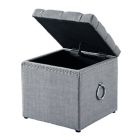 Alternate image 2 for Inspired Home Linen Agripina Ottoman