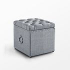 Alternate image 4 for Inspired Home Linen Agripina Ottoman