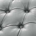 Alternate image 5 for Inspired Home Leather Eladio Ottoman