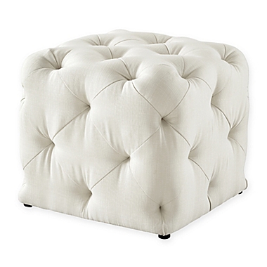 Inspired Home Linen Cecil Ottoman. View a larger version of this product image.