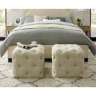 Alternate image 1 for Inspired Home Linen Cecil Ottoman