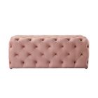 Alternate image 3 for Inspired Home Doria Velvet Bench