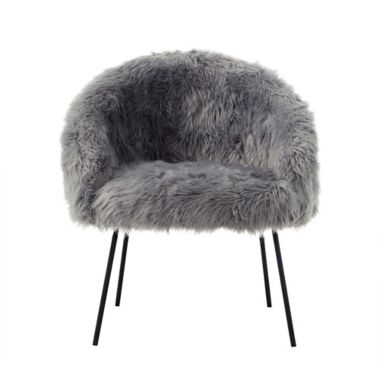 Inspired Home Faux Fur Fred Chair. View a larger version of this product image.