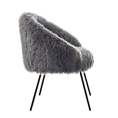 Inspired Home Faux Fur Fred Chair. View a larger version of this product image.