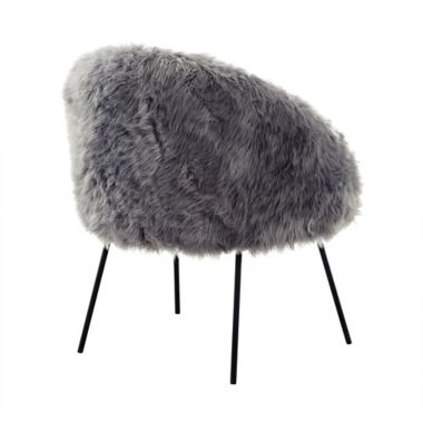 Inspired Home Faux Fur Fred Chair. View a larger version of this product image.