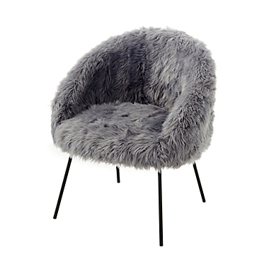Inspired Home Faux Fur Fred Chair. View a larger version of this product image.