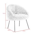 Alternate image 8 for Inspired Home Faux Fur Fred Chair