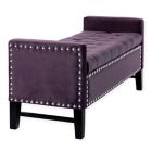 Alternate image 0 for Inspired Home Velvet Willow Bench