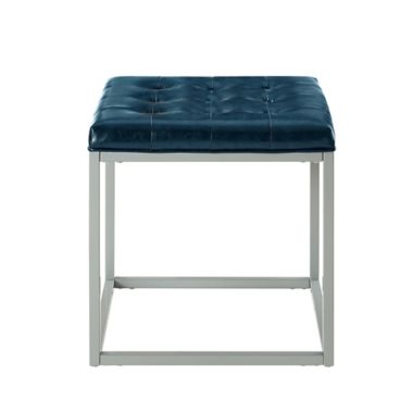Inspired Home Leather Barkan Ottoman. View a larger version of this product image.