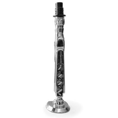 RSVP&reg; Old Benson Brass Bottle Butler in Chrome Finish. View a larger version of this product image.