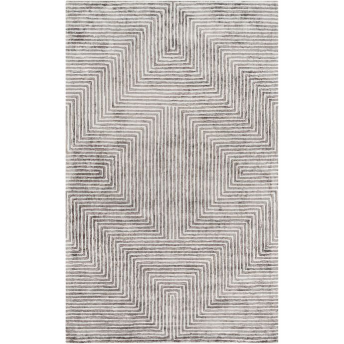 Surya Quartz Geometric Rug In Grey Bed Bath Beyond