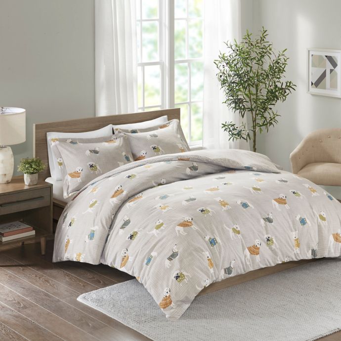 True North By Sleep Philosophy Flannel Duvet Cover Set Bed Bath