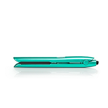 Joya Mia&reg; Allure 1-Inch Oxidation Titanium LCD Hair Straightener in Teal. View a larger version of this product image.