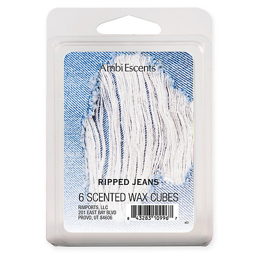 Alternate image 1 for AmbiEscents™ 6-Pack Ripped Jeans Scented Wax Cubes