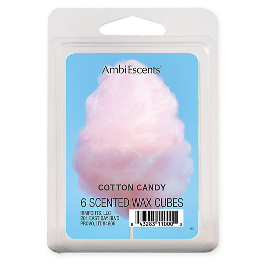 Alternate image 1 for AmbiEscents™ 6-Pack Cotton Candy Scented Wax Cubes