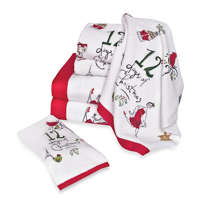 Lenox® 12 Days of Christmas Bath Towels Bed Bath and
