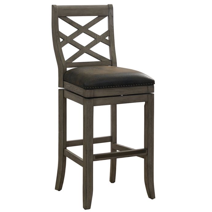 American Heritage Billiards Vinyl Swivel Arlington Bar ...