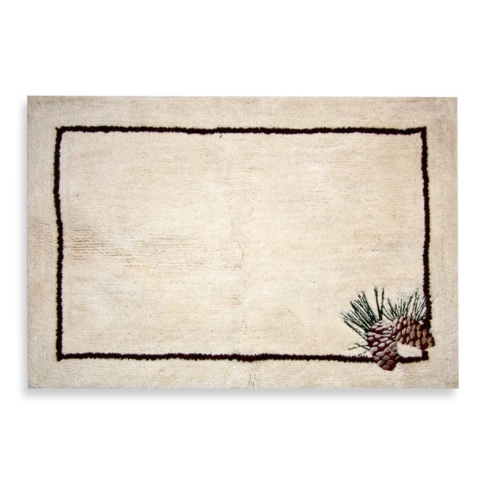 Pine Cone Branch Bath Rug Bed Bath Beyond