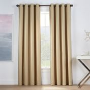 Montgomery 63-Inch Grommet Window Curtain Panel in Straw (Single)
