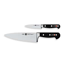 ZWILLING® TWIN Professional "S" 2-Piece Chef Knife Set in Stainless Steel/Black