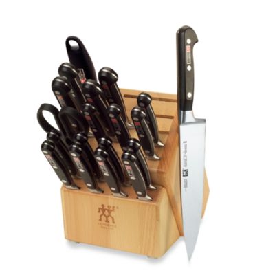 zwilling professional s 20 pc knife block set