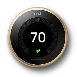 Google Nest Learning Third Generation Thermostat in Brass
