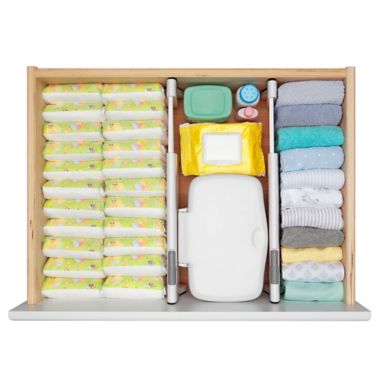 OXO tot&reg; Divider Drawer Organizer in White (Set of 2). View a larger version of this product image.