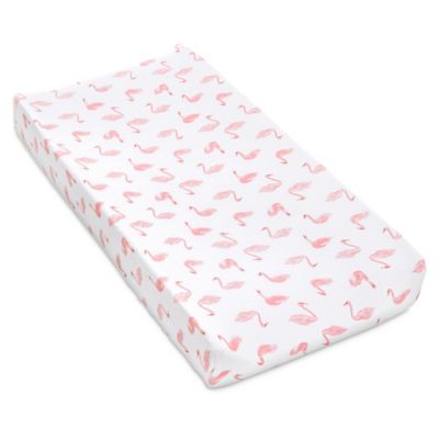 pink changing pad cover