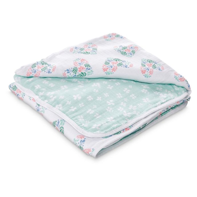 aden® by aden + anais® Floral Rose Muslin Receiving ...