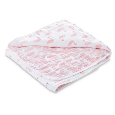 swan swaddle blanket