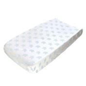 Hello Spud Elephant Changing Pad Cover in Grey