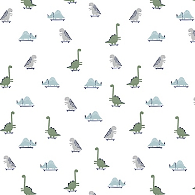 Hello Spud Dino Organic Cotton Fitted Crib Sheet. View a larger version of this product image.